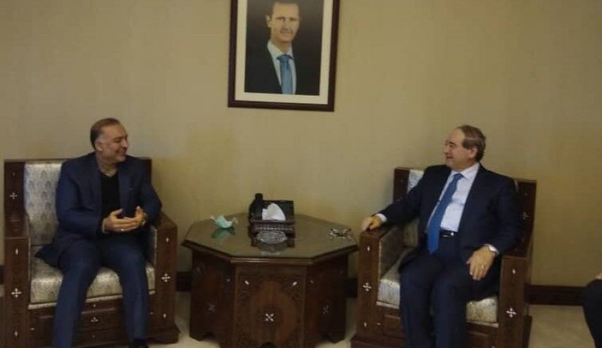 وزير الخارجية السوري يتطلع الى رفع الحظر الظالم عن ايران