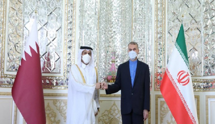 وزیر خارجه قطر با امیرعبداللهیان دیدار کرد