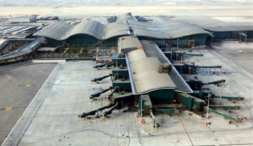 فرود هواپیمای نظامی رژیم اسرائیل در فرودگاه دوحه قطر