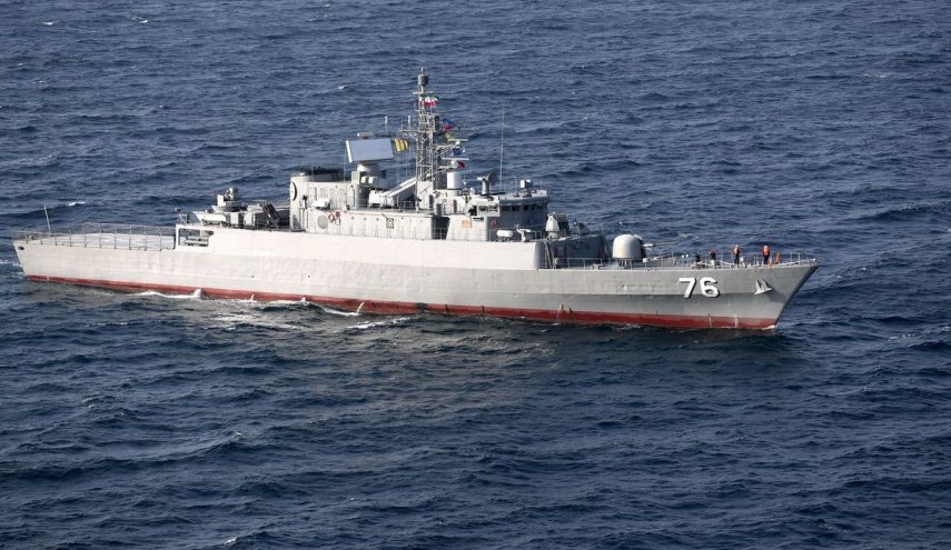 دریادار ایرانی: پیام رزمایش ایران روسیه و چین برقراری امنیت در منطقه است