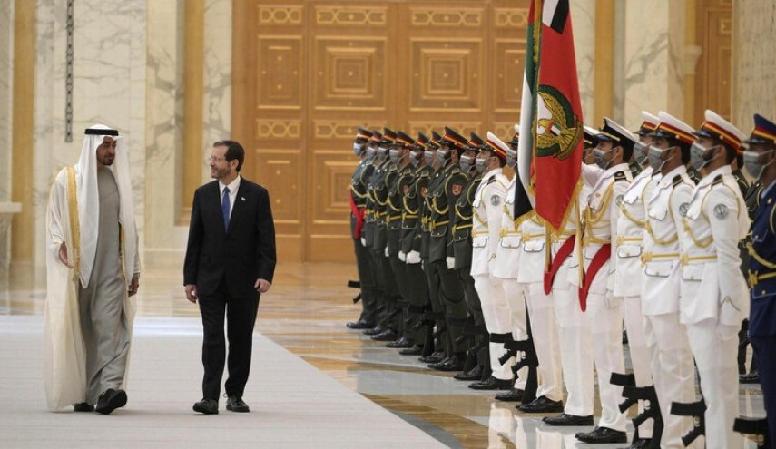 رئيس كيان الإحتلال يتضامن مع الإمارات ضد اليمنين