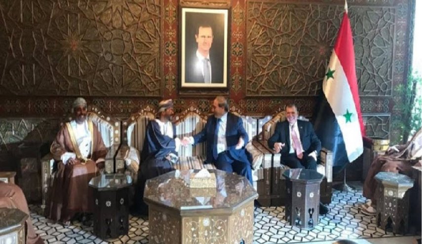 وزیر سوری در استقبال از همتای عمانی خود: مسقط کنار ما ایستاد