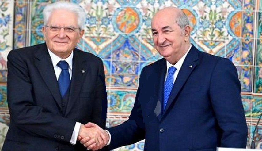 الرئيس الجزائري يؤكد على توطيد العلاقات الثنائية مع ايطاليا