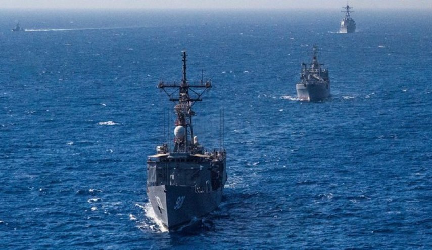 مشارکت نیروی دریایی رژیم اسرائیل در رزمایش دریایی آمریکا