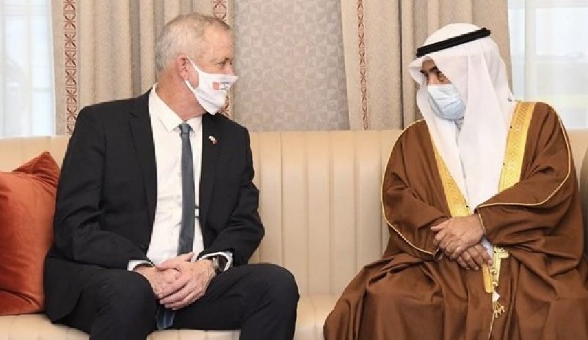 دیدار وزیر دفاع بحرین با وزیر جنگ رژیم صهیونیستی

