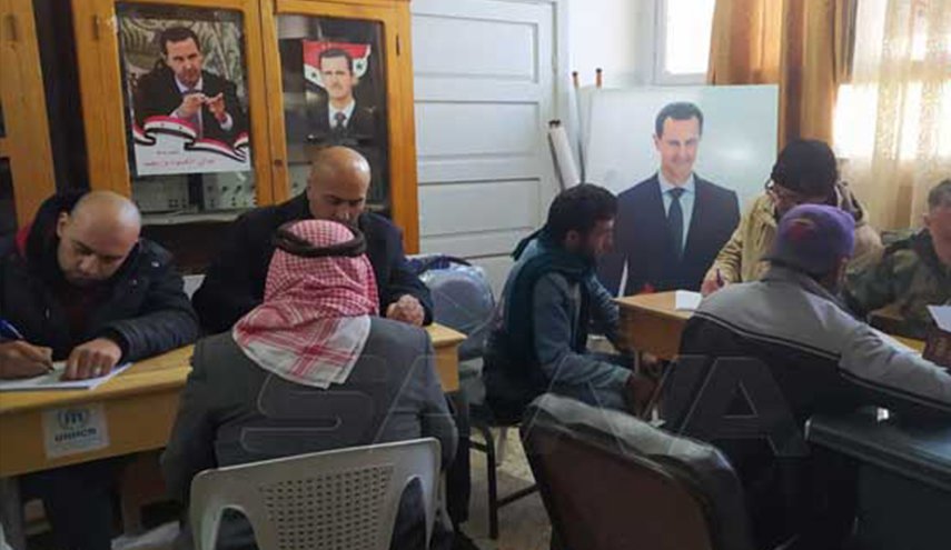 استمرار عملية التسوية في مدينة الكسوة بريف دمشق ومحيطها