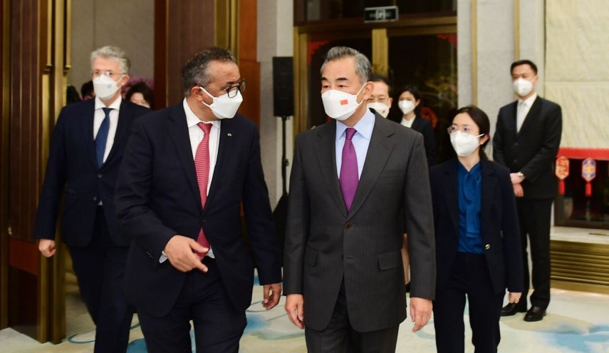 منشاءکرونا، موضوع دیدار مدیرکل سازمان جهانی بهداشت با وزیر خارجه چین