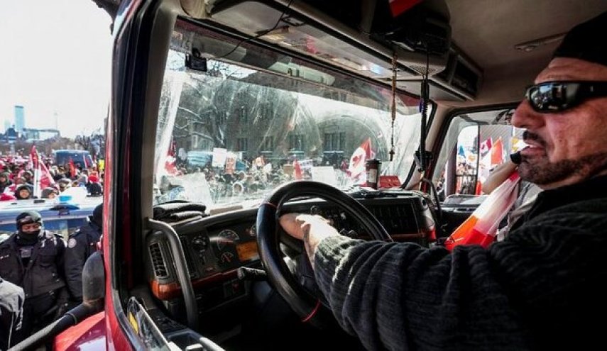 اعتراض رانندگان کامیون در کانادا صدای کاخ سفید را درآورد
