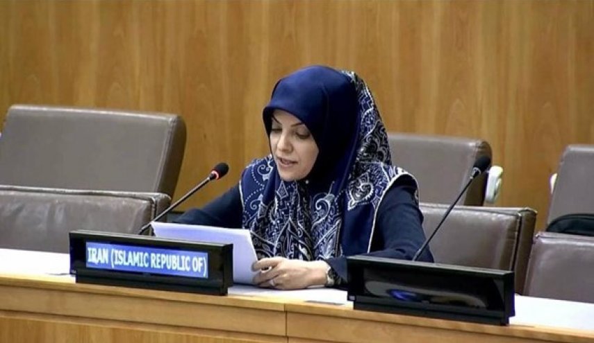 سفيرة ايران بالامم المتحدة: فرض الحظر على الشعب الايراني جريمة ضد الانسانية