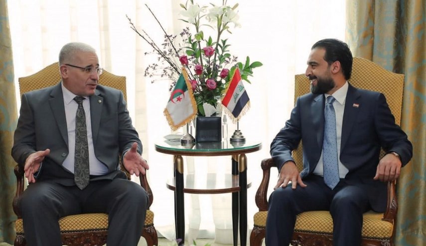 الحلبوسي وبوغالي يبحثان تعزيز العلاقات بين العراق والجزائر