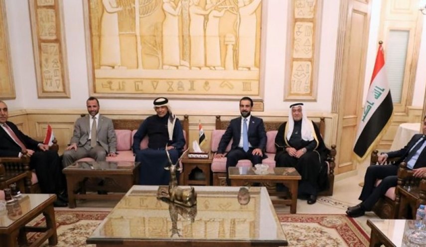 الحلبوسی با همتایان قطری و کویتی دیدار کرد