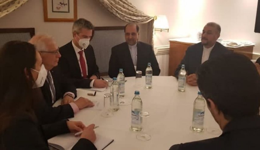 ملاقات امیرعبداللهیان با بورل در حاشیه کنفرانس امنیتی مونیخ