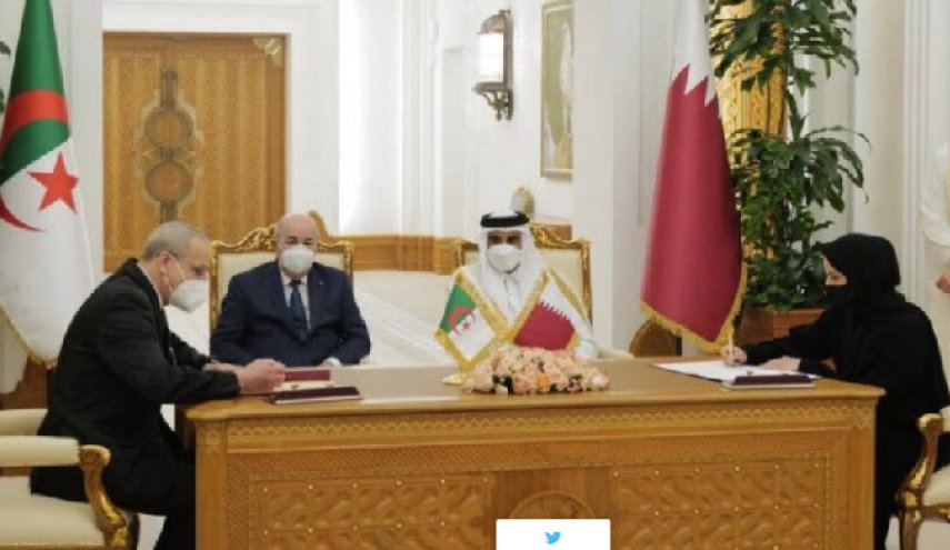 امضای یک توافقنامه و دو یادداشت تفاهم میان قطر و الجزائر