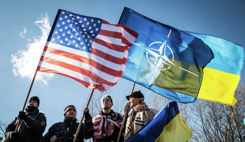 رزمایش نظامی آمریکا نزدیک مرزهای اوکراین


