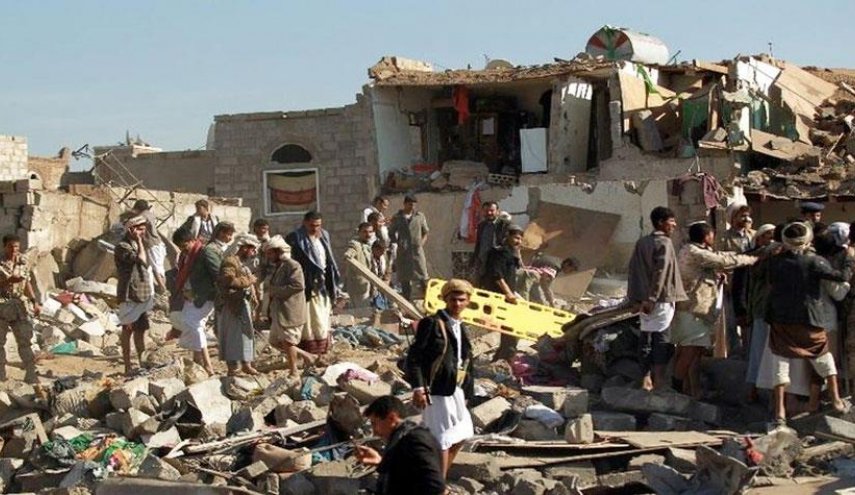 شهادت و زخمی شدن زنان و کودکان در حمله هوایی سعودی به یمن