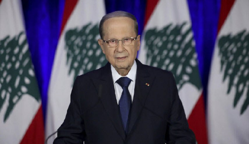 رئیس جمهوری لبنان: حق خود در مرزهای دریایی را حفظ می‌کنیم