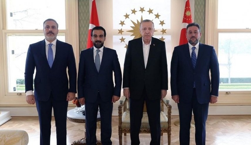رئيس البرلمان العراقي يبحث مع الرئيس التركي التنسيق الأمني 