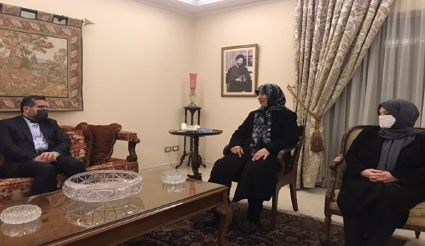 وزير الثقافة الايراني يزور أسرتي الامام موسى الصدر والشهيد عماد مغنية