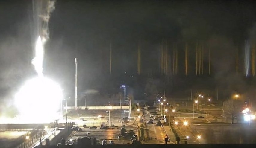 آتش‌سوزی در بزرگترین نیروگاه هسته‌ای اوکراین

