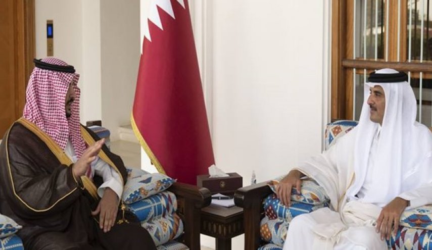 دیدار امیر قطر با معاون وزیر دفاع سعودی