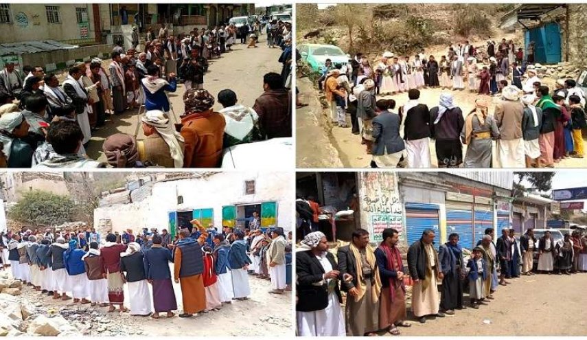 مسيرات في اليمن تندد بإغلاق ميناء الحديدة وتؤكد رفع الحصار 