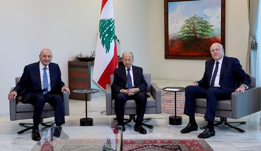 لبنان يوجه دعوة إلى أمريكا بشأن مفاوضات ترسيم الحدود 