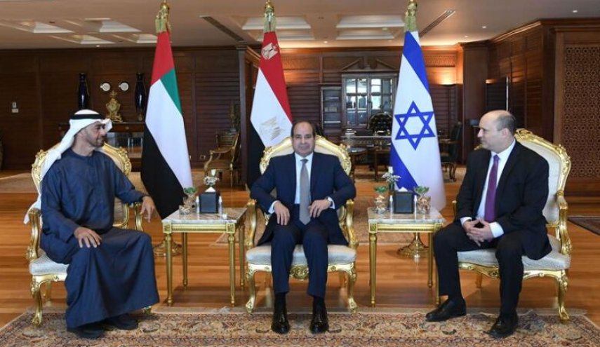 برگزاری نشست سه‌جانبه رئیس جمهوری مصر و ولیعهد ابوظبی و نخست‌وزیر اسرائیل