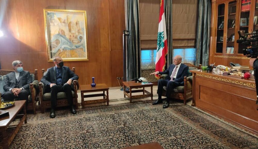 اميرعبداللهيان يلتقي رئيس البرلمان اللبناني