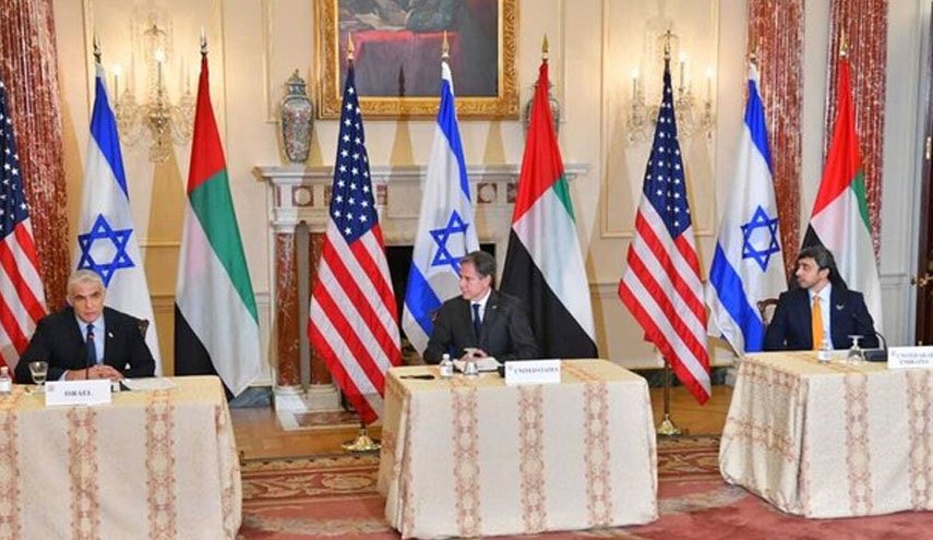 نشست سه جانبه آمریکا، رژیم صهیونیستی و امارات با محوریت مذاکرات هسته ای و ناتوی عربی