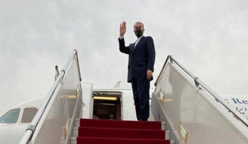 وزير الخارجية الايراني توجه الى الصين