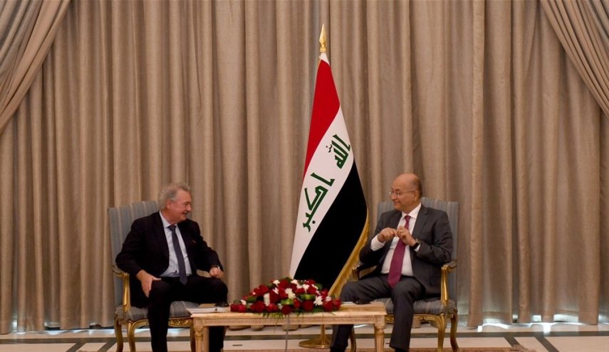 الرئيس العراقي يبحث مع وزير خارجية لوكسمبورغ العلاقات الثنائية