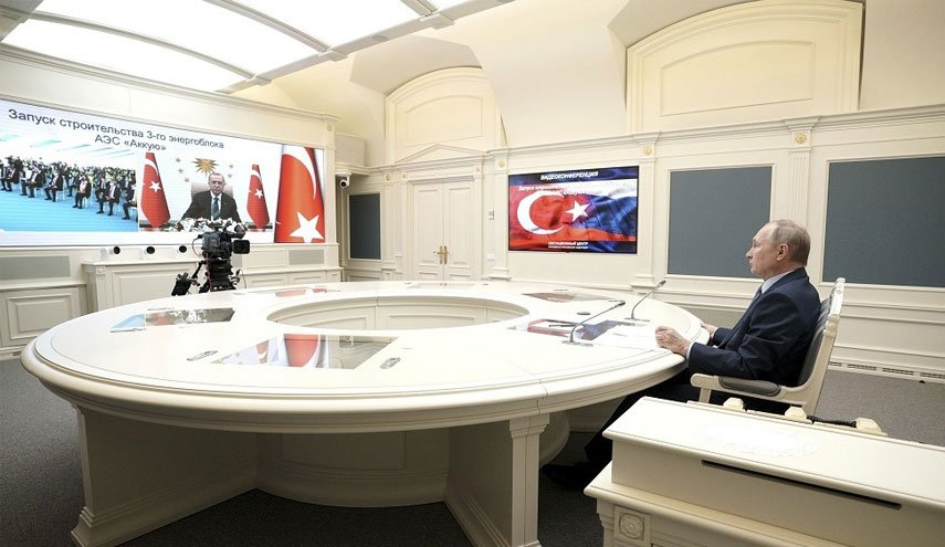 بوتين وأردوغان يبحثان سير المفاوضات الروسية الأوكرانية وإمكانية تنظيم لقاء مع زيلينسكي