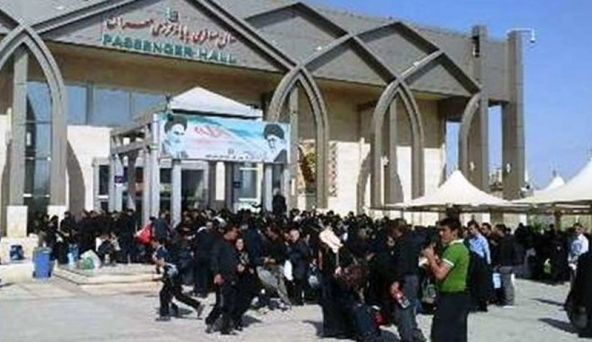 عودة 16000 زائر ايراني من العراق عبر منفذ مهران الحدودي