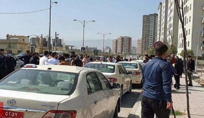 تجمع اعتراض آمیز در سلیمانیه عراق