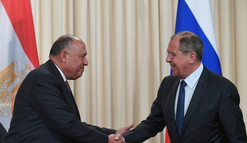 لافروف وشكري يبحثان هاتفيا أزمة أوكرانيا والعلاقات الثنائية