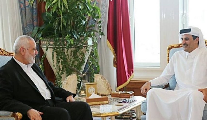 گفتگوی تلفنی هنیه و امیر قطر پیرامون آخرین تحولات فلسطین