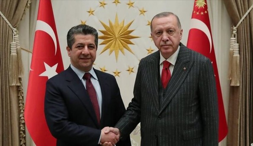 تركيا..أردوغان يستقبل بارزاني في إسطنبول