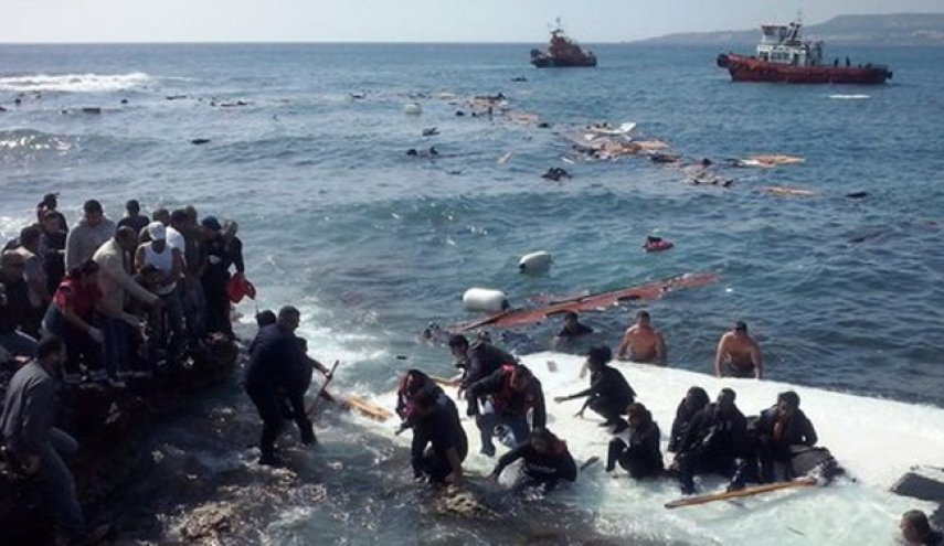 غرق‌شدن قایقی در سواحل لبنان با ۶۰ سرنشین