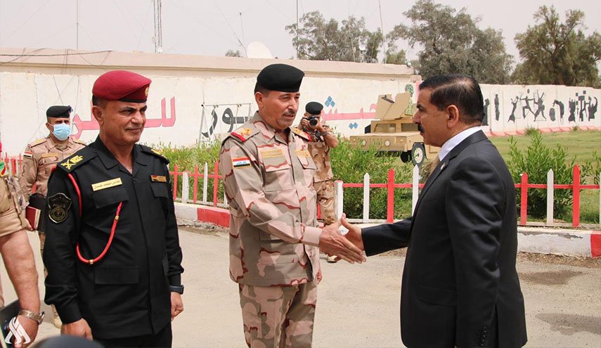 وزير دفاع العراق يصل الى محافظة ديالى