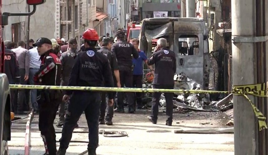 سقوط هواپیمای آموزشی در «بورسای ترکیه»