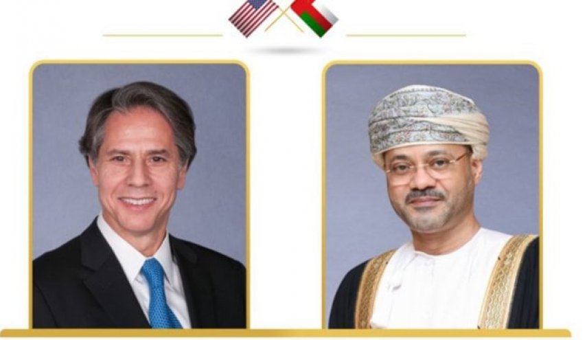رایزنی وزرای خارجه عمان و آمریکا درباره مسائل منطقه‌‌ای