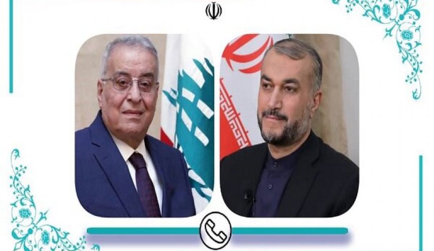 گفتگوی تلفنی وزرای امور خارجه ایران و لبنان
