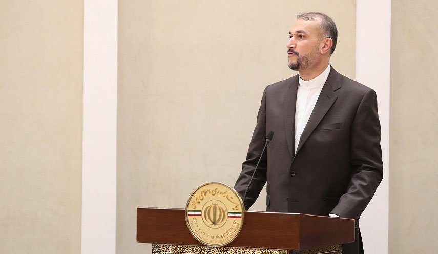 وزير الخارجية: إيران ترى المقاومة أهم خيار في مواجهة اعتداءات الاحتلال