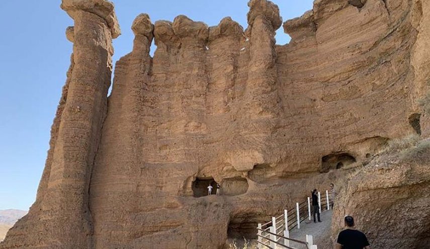 شاهد: قلعة بهستان التاريخية بمحافظة زنجان شمال غربي ايران