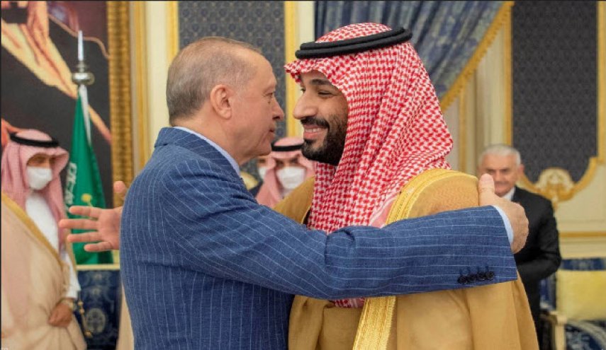 تماس تلفنی اردوغان با ولیعهد عربستان