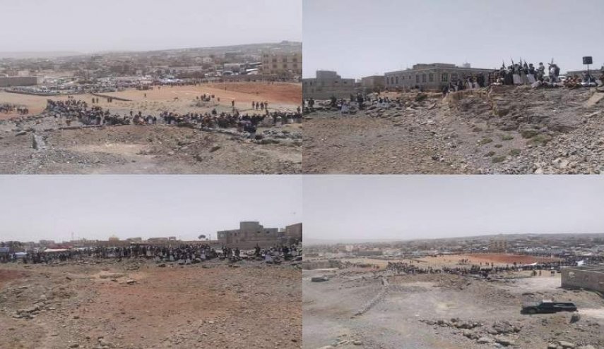 صنعاء.. وقفة مسلحة لقبائل همدان لتجديد الصمود ودعم إعصار اليمن