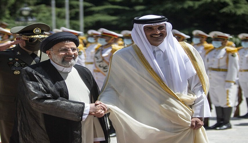 امير قطر يثني على حفاوة الإستقبال في إيران