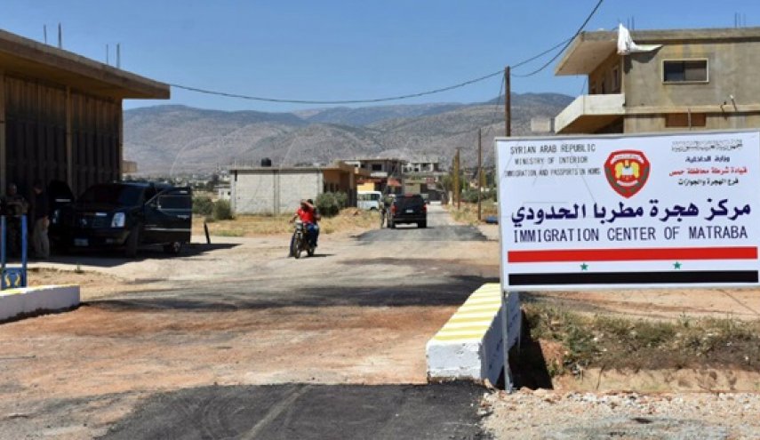 بالصور.. افتتاح مركز 'مطربا' الحدودي بين سوريا ولبنان 
