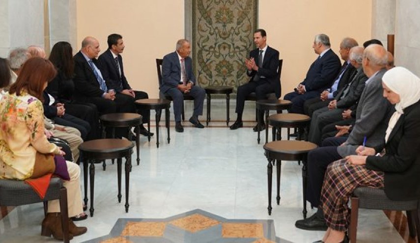 الرئيس الأسد :أي نجاح للقضية الفلسطينية هو نجاح لسوريا
