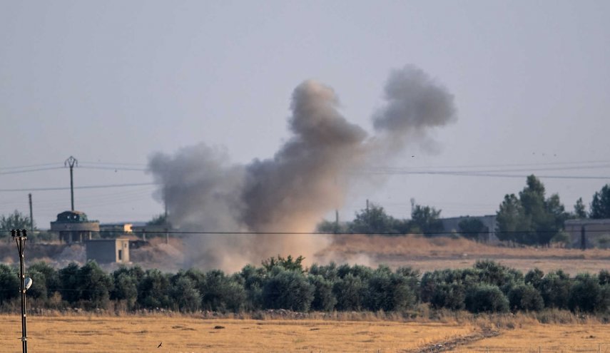 مسلحون مدعومون تركيا يقصفون بالمدفعية قرى بريف الرقة